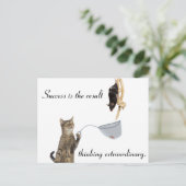 Goed geleend briefkaart (Staand voorkant)