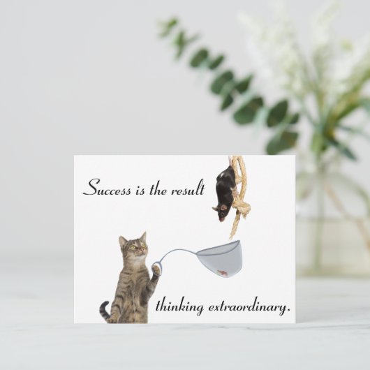 Goed geleend briefkaart (Staand voorkant)