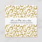 Goed geleend Hoefijzer Square Visitekaartje (Voorkant)