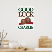 Goed geleend meatballen Marinara Design Poster (Keuken)