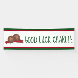 Goed geleend meatballen Marinara Design Spandoek