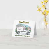 Goed geleend met nieuwe bedrijfslogo kaart (Gele Bloem)