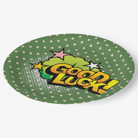 Goed geleend papieren bordje (Gekanteld)