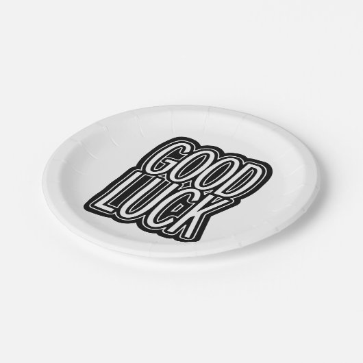 Goed geleend papieren bordje (Gekanteld)