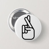 Goed geleend ronde button 5,7 cm (Voorkant /achterkant)