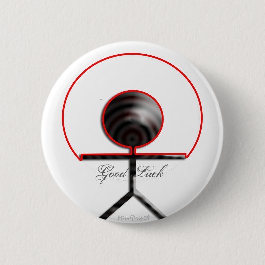 Goed geleend ronde button 5,7 cm (Voorkant)