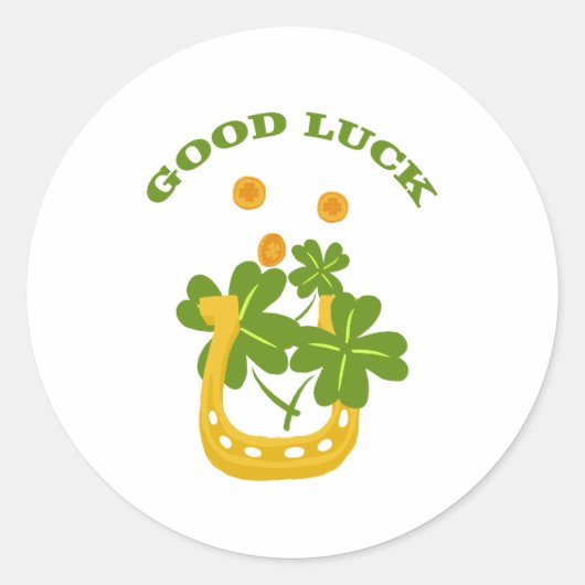 Goed geleend ronde sticker (Voorkant)