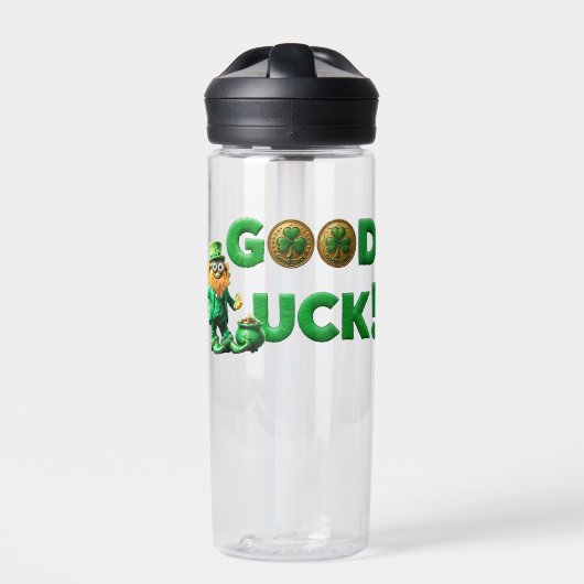 Goed geleend waterfles (Voorkant)