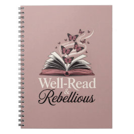 Goed gelezen en opstandig - Boek minnaar feministi Notitieboek