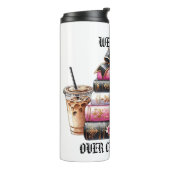 Goed gelezen onder de cafeïne thermosbeker (Gedraaid links)