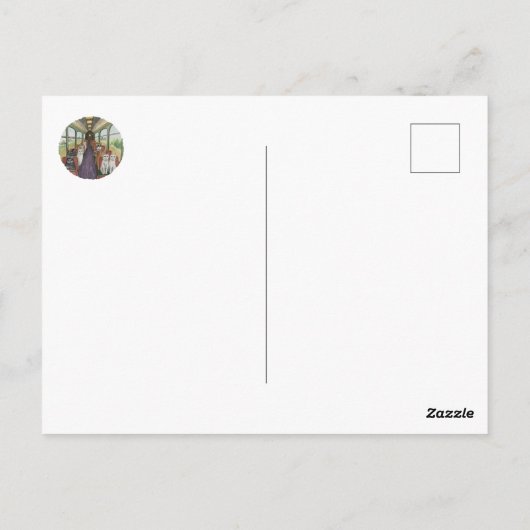 Goed Geluk Gelukkig Reizen cadeau Katten op een Tr Briefkaart (Achterkant)