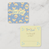 Goed Geluk Kaart: Notitiekaartje (Voorkant / Achterkant)