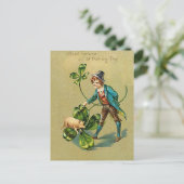  goed geluk op St. Patrick's Day Briefkaart (Staand voorkant)