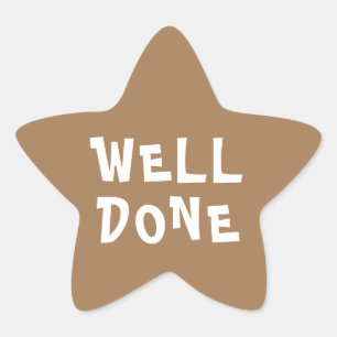 Goed gepersonaliseerde leraar Gold Star Ster Sticker