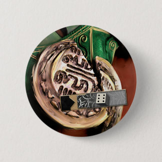 Goed geplaatste medaille ronde button 5,7 cm