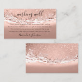 Goed geprezen Roos voor weddenschappen met geld vo Visitekaartje (Voorkant / Achterkant)