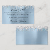 Goed geprezen voor huwelijksuitnodiging op huwelij visitekaartje (Voorkant / Achterkant)