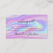 Goed geprezen voor weddenschappen met cadeauhologr visitekaartje (Voorkant)