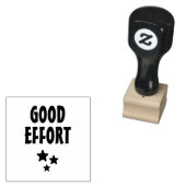 Goed geprobeerd sterren rubberstempel (Gestempeld)