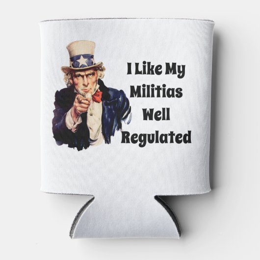 Goed gereguleerde milities blikjeskoeler (Voorkant)