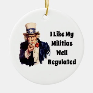 Goed gereguleerde milities keramisch ornament