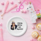 Goed gereguleerde milities papieren bordje (Feest)