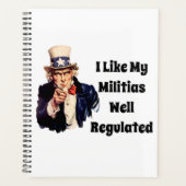 Goed gereguleerde milities planner (Voorkant)