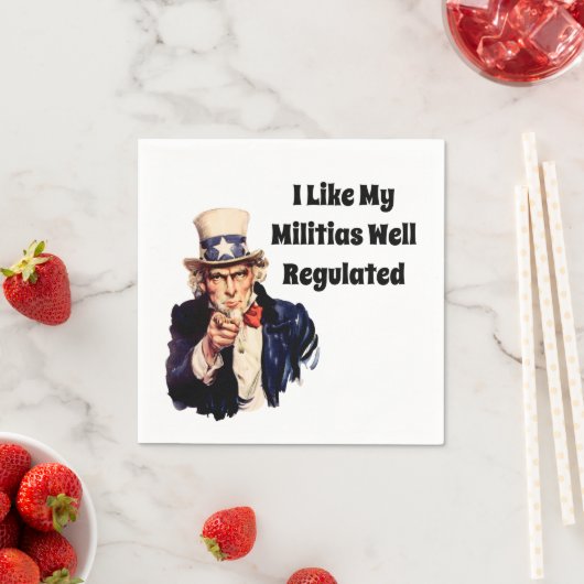 Goed gereguleerde milities servet (Insitu)