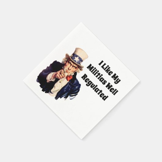 Goed gereguleerde milities servet (Hoek)