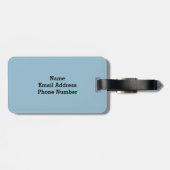 Goed gereisd Geel Rubber Ducky Bagagelabel (Achterkant horizontaal)