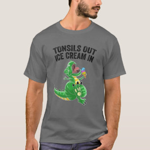 Goed geschenken Kinder tonsils Dinosaur Tonsillect T-shirt