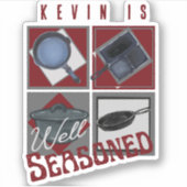 Goed gesust Gastijzer Sticker (Voorkant)