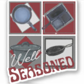 Goed gesust Gastijzer Sticker (Voorkant)