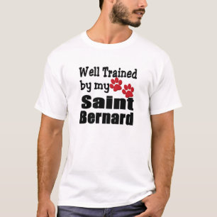 Goed getrainde Sint Bernard T-shirt