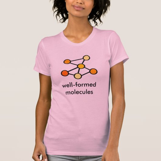 goed gevormde moleculen t-shirt (Voorkant)