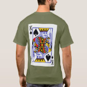 Goed gewapende koning AR15 T-Shirt (Achterkant)