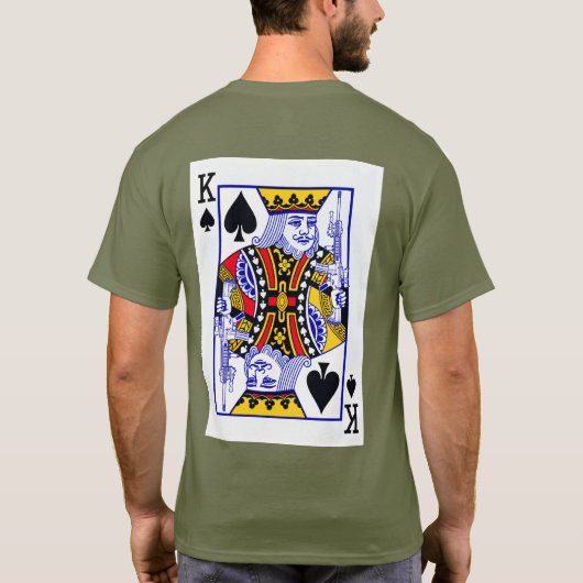 Goed gewapende koning AR15 T-Shirt (Achterkant)