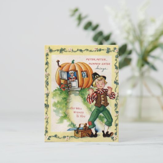 Goed gewenst  Briefkaart (Staand voorkant)