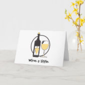 Goed gewonnen wijn een beetje kaart (Gele Bloem)