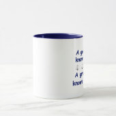 Goed/goed advocaat mok (Midden)