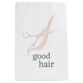 Goed Haar Eenvoudig Logo Kapper Kleurmaker Medium Cadeauzakje (Voorkant)