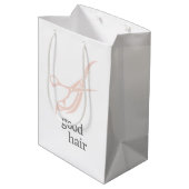 Goed Haar Eenvoudig Logo Kapper Kleurmaker Medium Cadeauzakje (Achterkant Gekanteld)