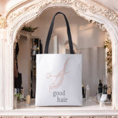 Goed Haar Eenvoudige Logo Hair Stylist Colourist Tote Bag