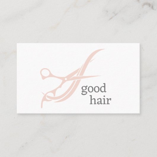 Goed Haar Eenvoudige Logo Volgende Afspraak Visitekaartje (Voorkant)