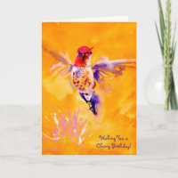 "Goed Hallo!" De Druk van de kolibrie