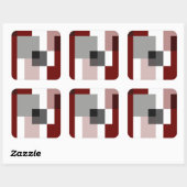 Goed het Slecht en het Idee [detail "Goed"] Vierkante Sticker (Vel)