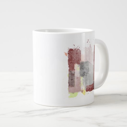 Goed het Slecht en het Idee [detail "Idee"] Grote Koffiekop (Voorkant rechts)