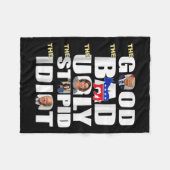 goed het slechte de lelijke de domme de idioot ste fleece deken (Voorkant (Horizontaal))