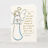 Goed, hij zal zijn Angels voor jou verantwoordelij Kaart (Voorkant)