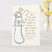 Goed, hij zal zijn Angels voor jou verantwoordelij Kaart (Gele Bloem)